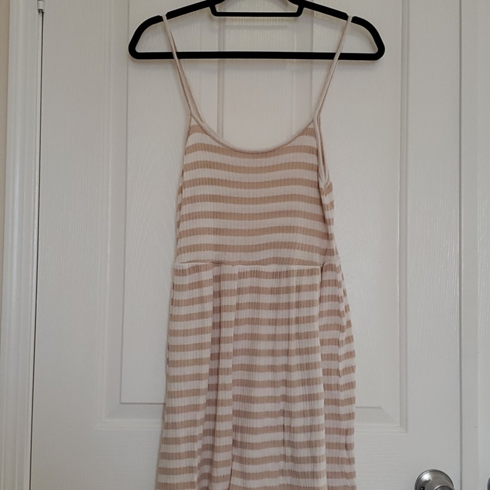 Knit striped dress